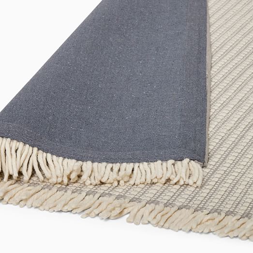 Mini Grid Fringe Rug West Elm