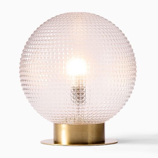 Edie Prismatic Table Lamp | Modern Light Fixtures | West Elm