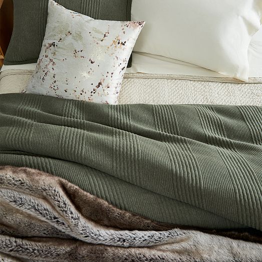 Cotton Cloud Jersey Duvet Cover & Shams West Elm