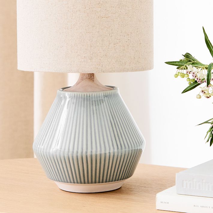 Roar & Rabbit™ Ripple Ceramic Table Lamp (22