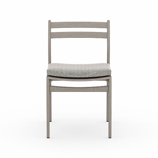 Teak Wood LowBack Outdoor Dining Chair West Elm