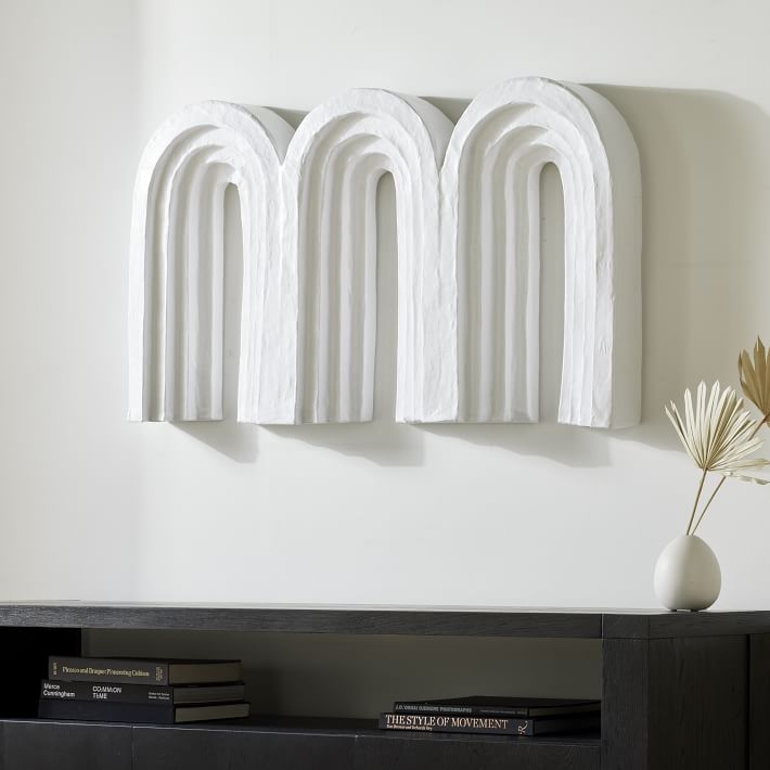 Textured Arch PapierMache Dimensional Wall Art by Diego Olivero West Elm