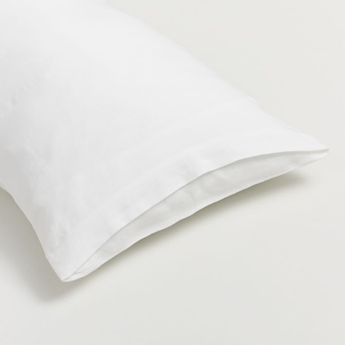 European Flax Linen Body Pillow Cover | West Elm