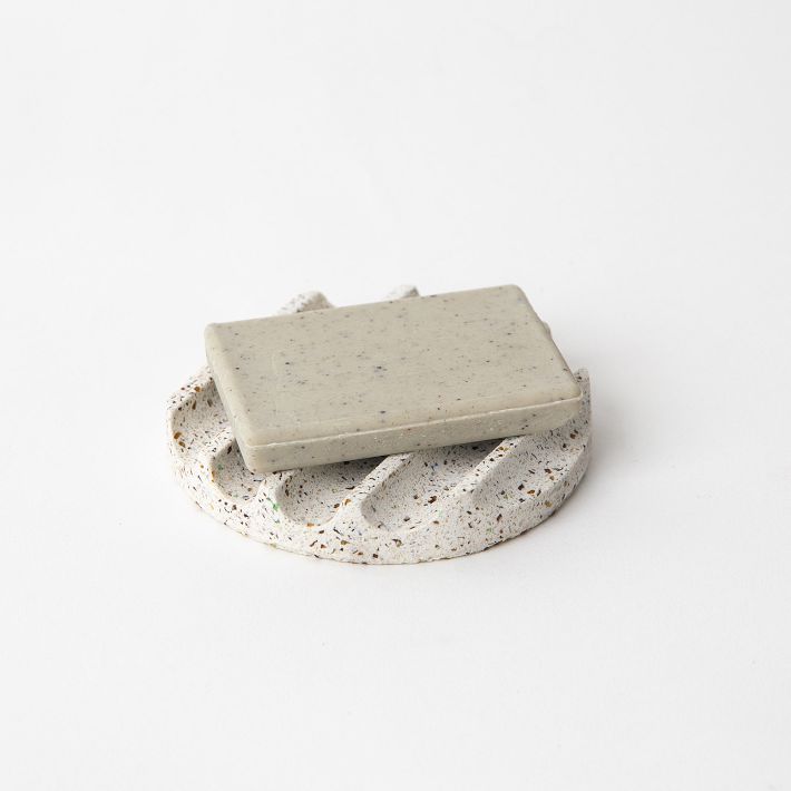 Mini Soap Dishes Cobalt Terrazzo