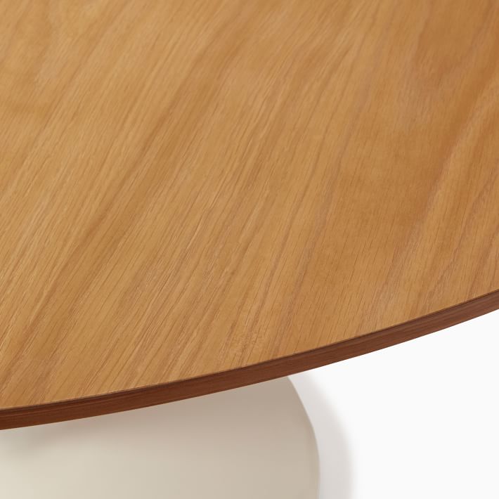 Liv Round Wood Veneer Dining Table (44", 60") West Elm