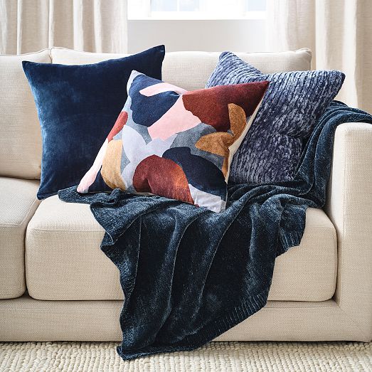 Luxe Chenille Throws West Elm