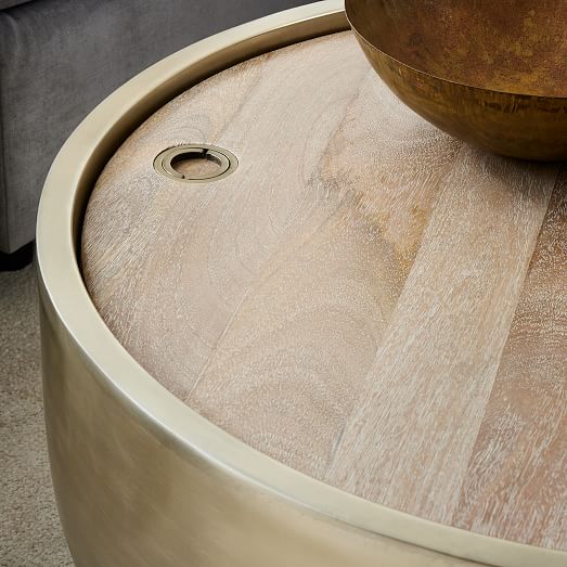 Drum Storage Coffee Table (32"40") West Elm