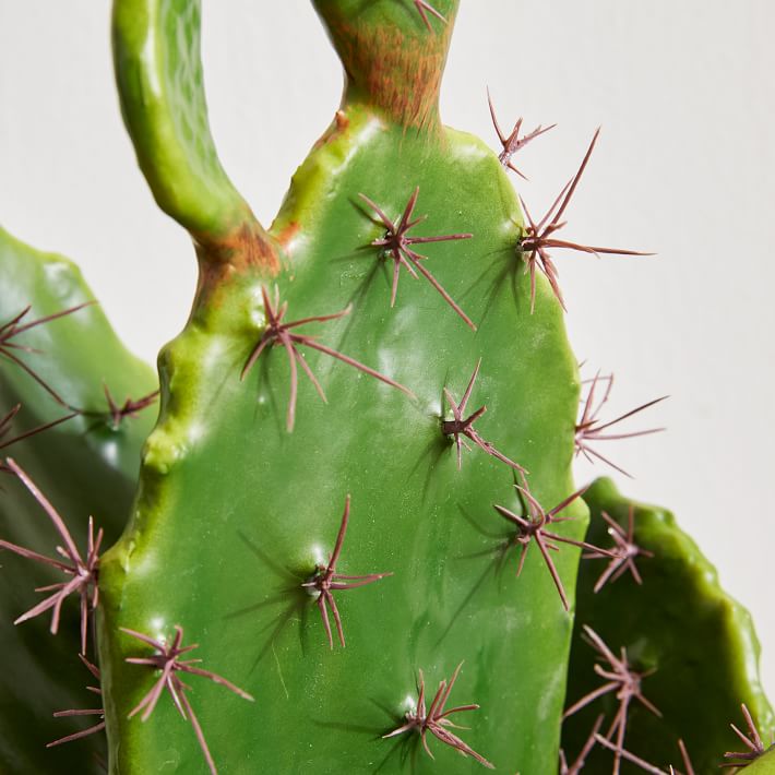 Faux Potted Cactus Plant