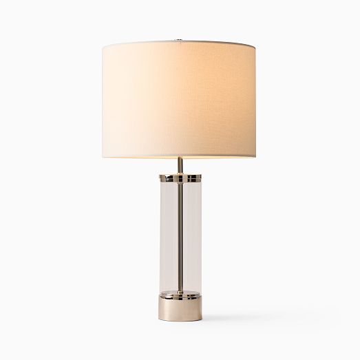 Acrylic Column USB Table Lamp | Modern Lighting | West Elm