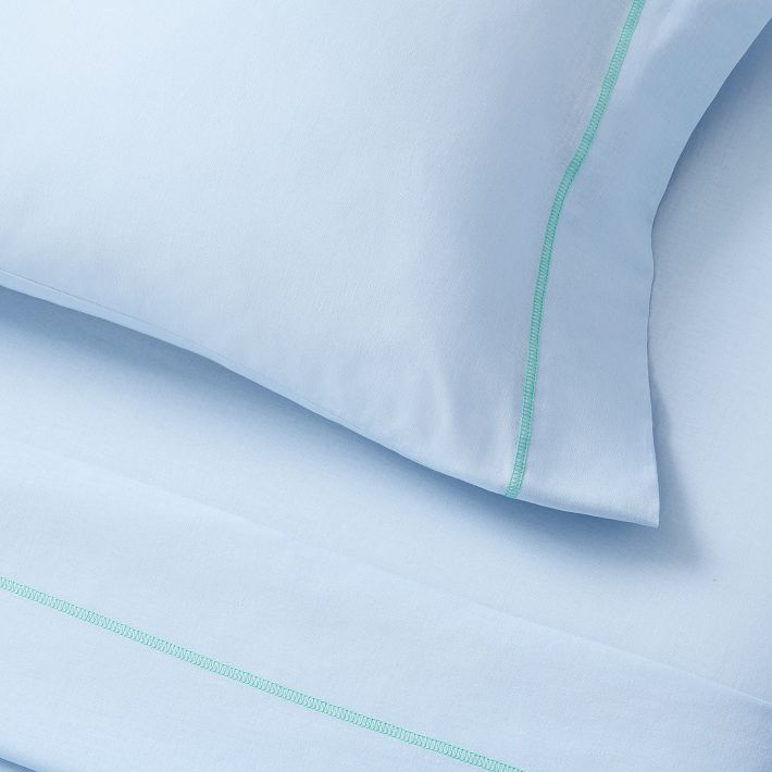 Soft Cotton Percale Sheet Set | West Elm