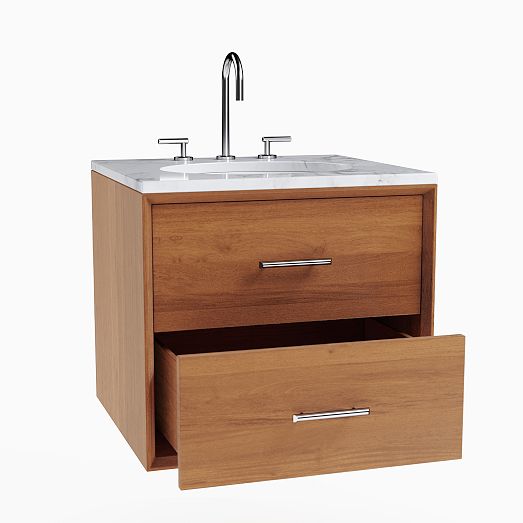 MidCentury Floating Single Bathroom Vanity (24"49") West Elm