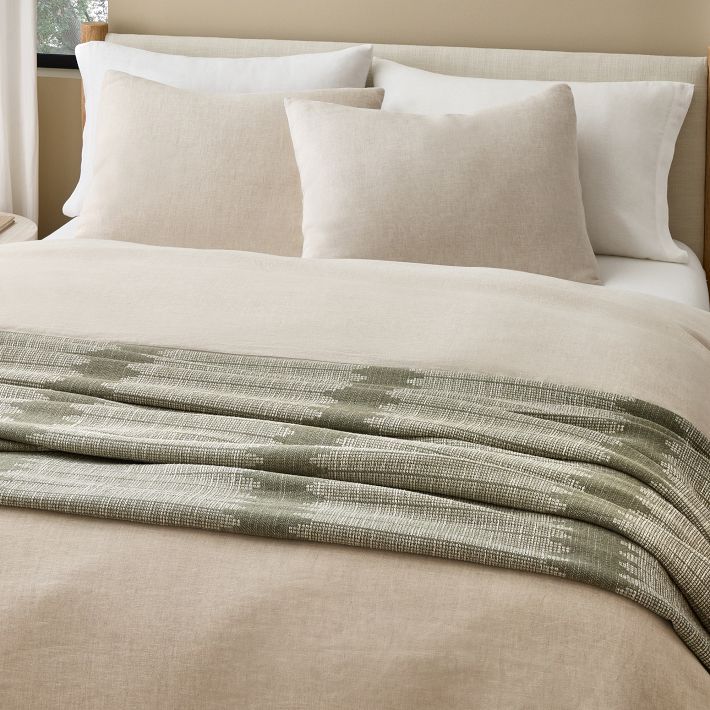 Reversible Woven Bed Blanket | West Elm