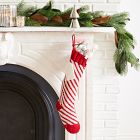 Candy Cane Striped Christmas Stocking | West Elm