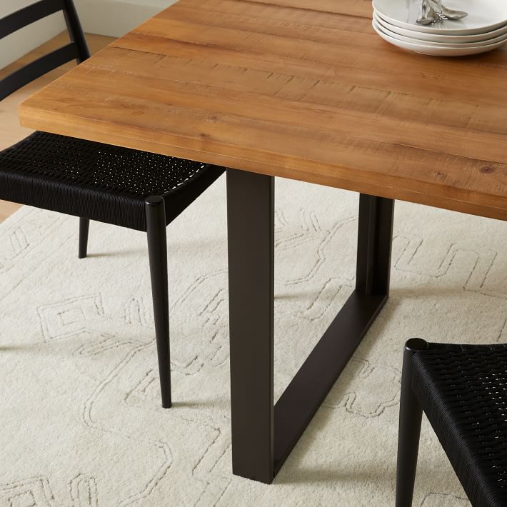 West elm store industrial dining table