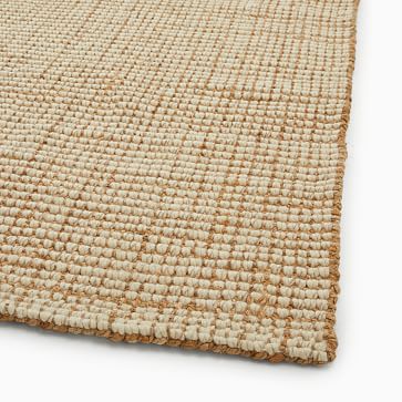 Textured Weave Wool & Jute Rug | West Elm