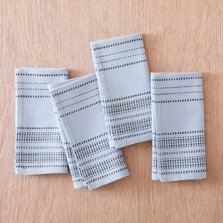 Frayed Edge Linen Napkin Sets