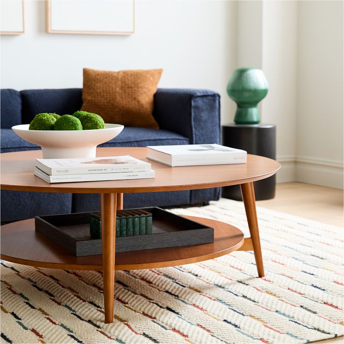 Mid-Century Round Coffee Table (36–48)