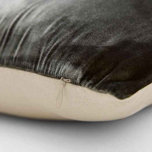 Lush Velvet Lumbar Pillow Cover West Elm