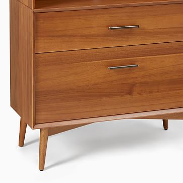 Mid-Century Open Cabinet (35