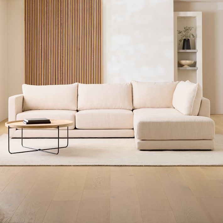 Melbourne 2Piece Bumper Chaise Sectional (116"126") West Elm