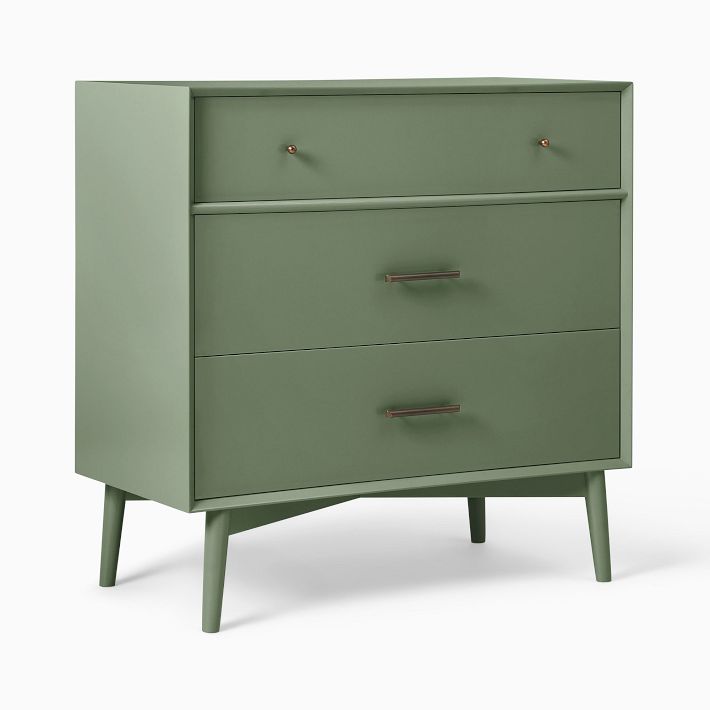 Mid-Century 3-Drawer Kids Dresser (36