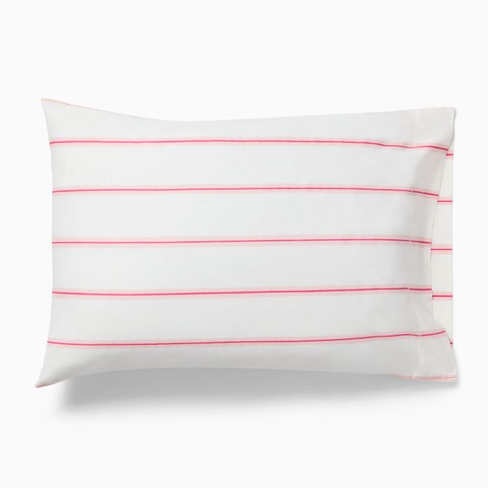 Pop Stripe Pillowcase Set West Elm