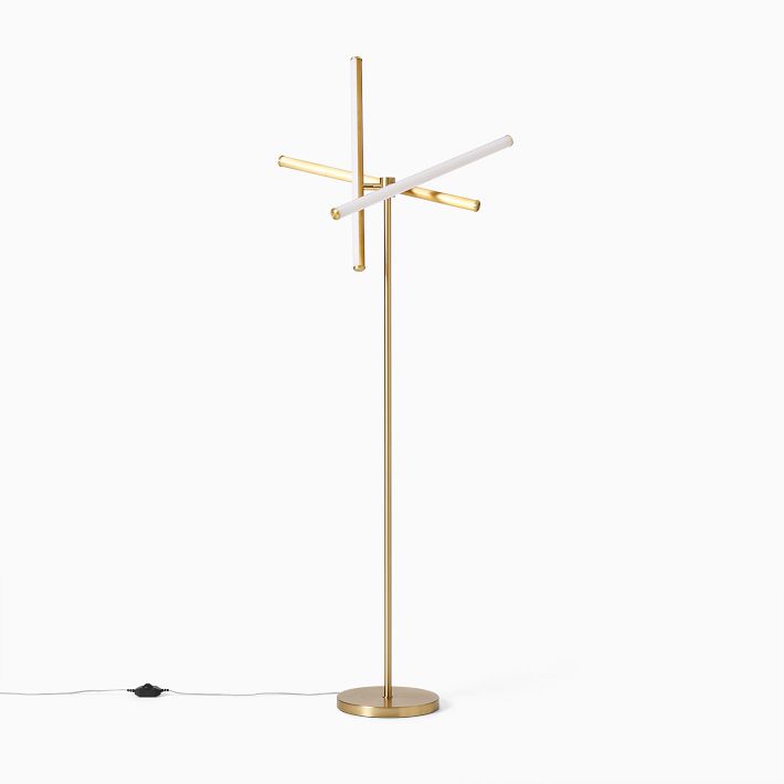 Light rods led floor shop lamp