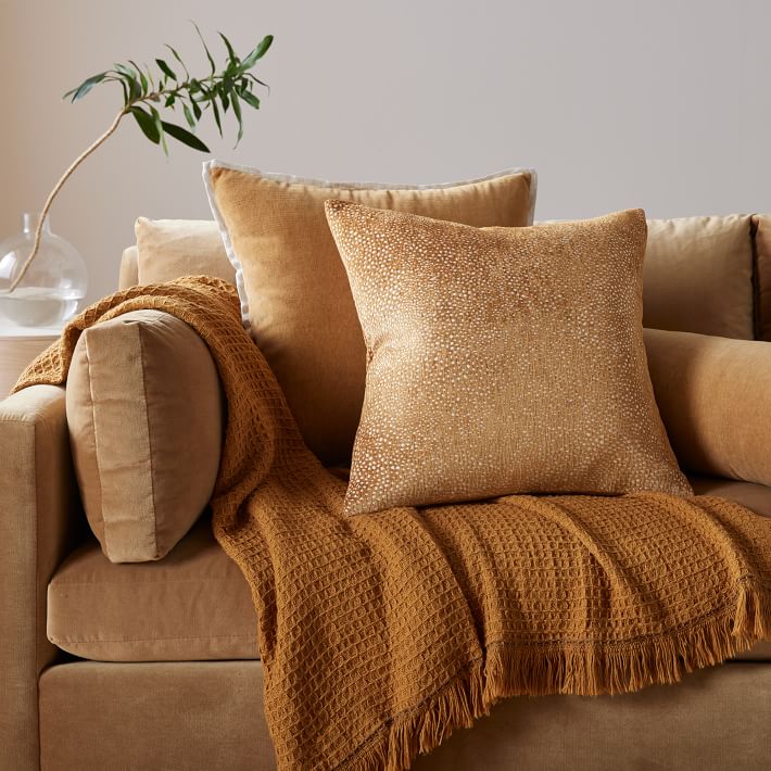 Classic Cotton Velvet Pillow Cover West Elm