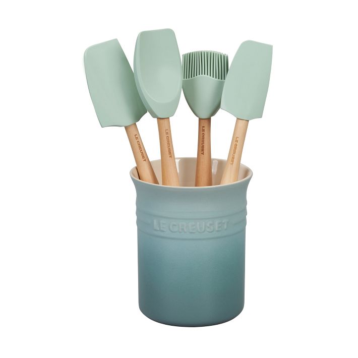 11 PCS Color Customized Silicone Kitchen Utensils with Wood Handle