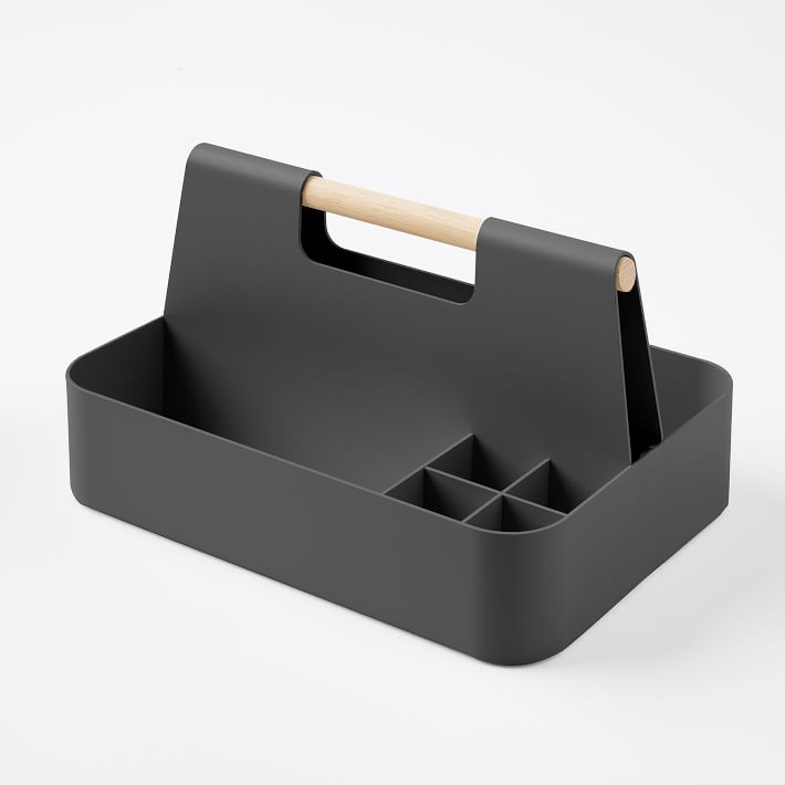 Elin Desk Caddy, Linen mm