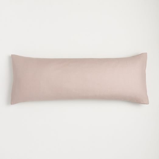 European Flax Linen Body Pillow Cover | West Elm