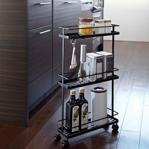 Yamazaki Slim Rolling Storage Cart | West Elm