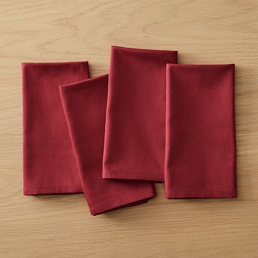 Bergen Sateen Napkin Sets | West Elm