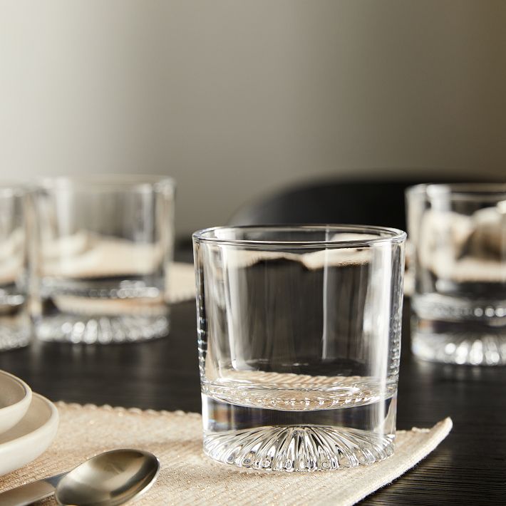 Craft Cocktail Set of 2 Double Old Fashioned Whiskey Glasses with