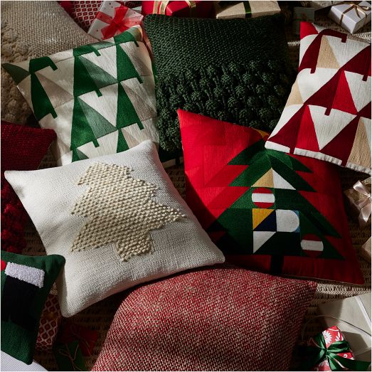 Modern Christmas Pillow Cover Set West Elm