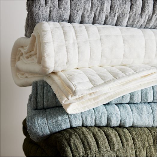 Cotton Cloud Jersey Bed Blanket | West Elm