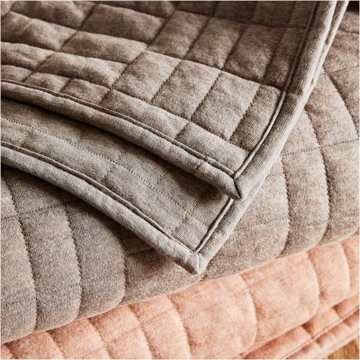 Cotton Cloud Jersey Bed Blanket West Elm