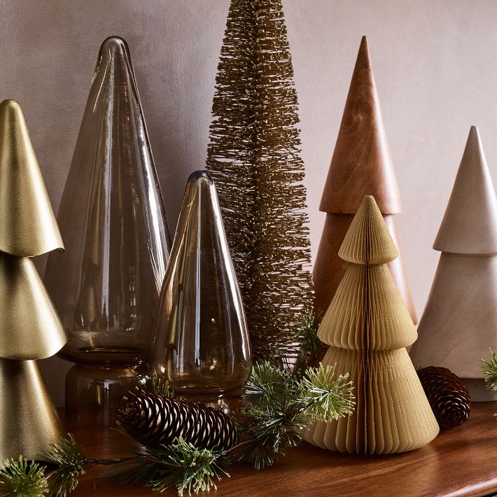 Stacked Wood Trees | West Elm