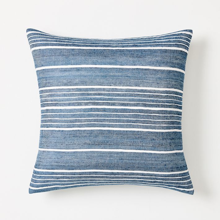 Silk Stripe Pillow Cover | West Elm
