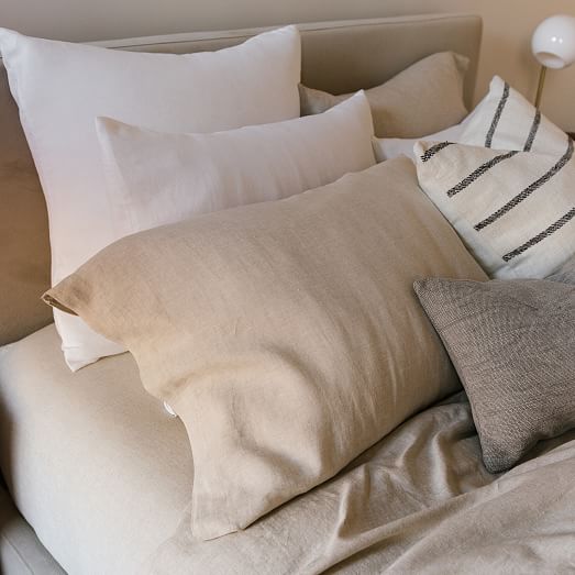 European Flax Linen Sheet Set & Pillowcases West Elm