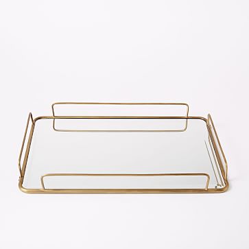 El Dorado Brass Rectangle Tray