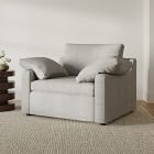 Harmony Swoop Arm Chair and a Half | West Elm