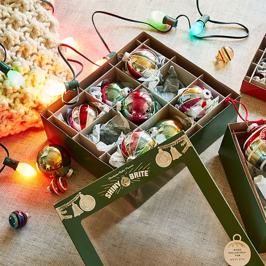 ShinyBrite™ Ornaments (Set of 20) West Elm