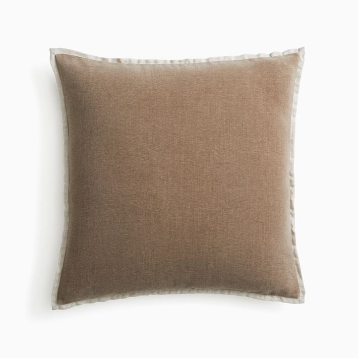 Classic Cotton Velvet Oversized Lumbar Pillow Cover