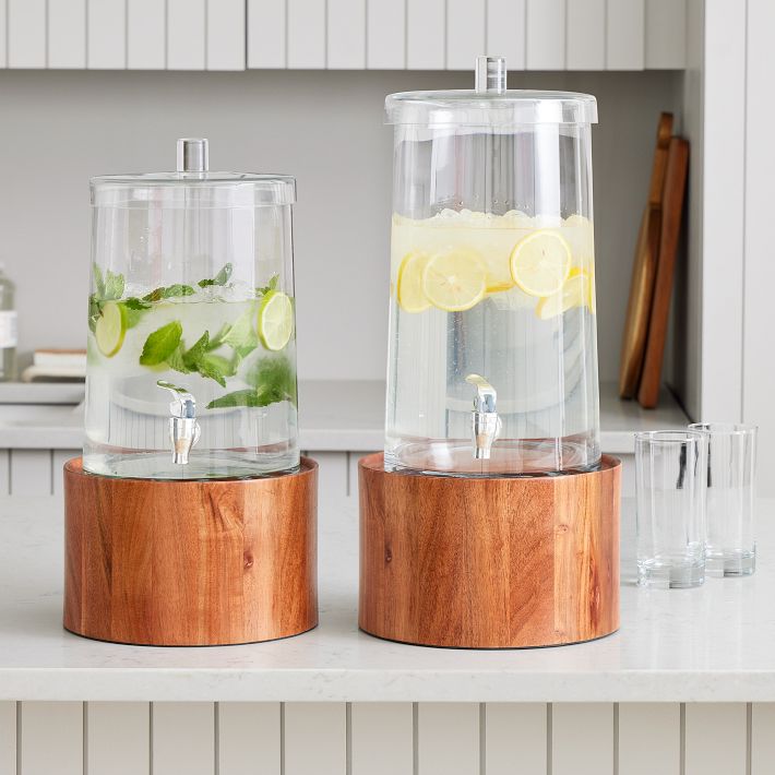 Horizon Drink Dispenser w/ Stand | West Elm