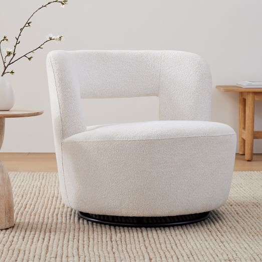 Open Box Millie Swivel Chair West Elm