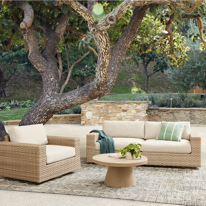 Urban Outdoor Swivel Chair | West Elm