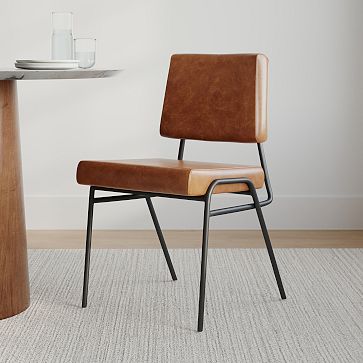 West elm wire frame upholstered dining chair hot sale