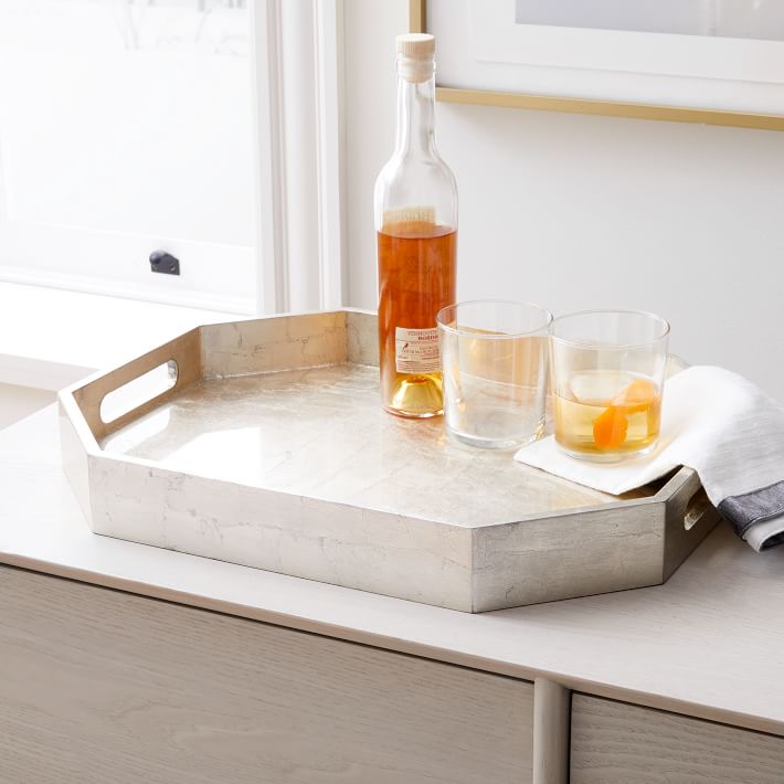 Lacquer Wood Trays - Geo | West Elm