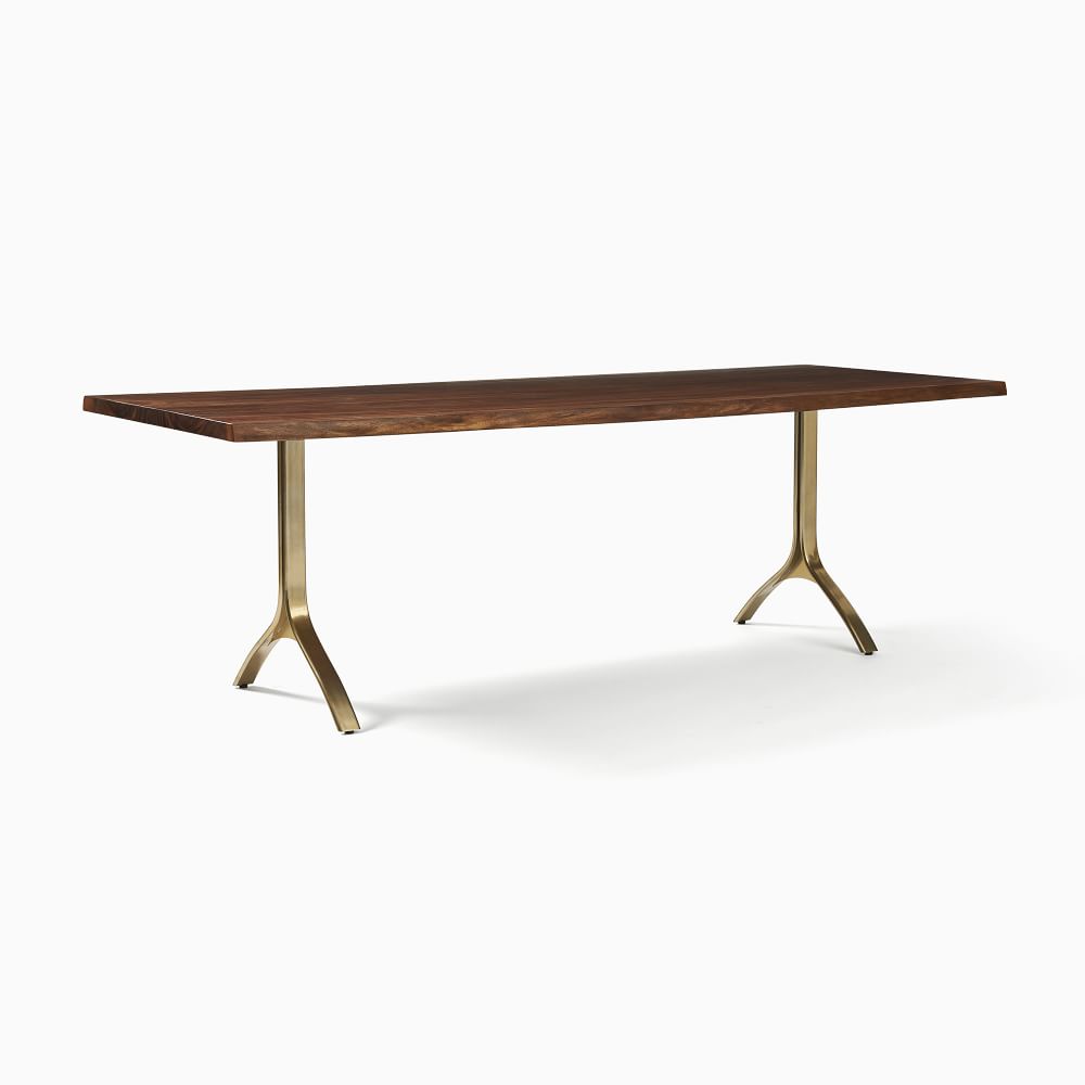 West elm cast on sale trestle dining table